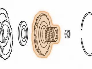 Sun Gear Flange, ST300 Planet 1964-69 — Part # 105614