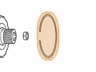 Snap Ring, Aluminum Powerglide Holds Rear Sun Gear In High Drum — Part # 103878