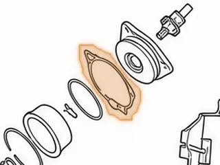 Gasket, Aluminum Powerglide Low Servo — Part # 103307