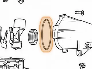 O-Ring, Aluminum Powerglide Extension Housing To Case — Part # 103348