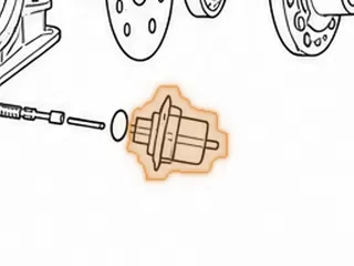 Modulator, Cast Iron Powerglide (Round Diaphragm) 1958-62 — Part # 108160A