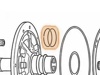 Ring, Aluminum Powerglide HI-Clutch 1962-73 (Also Fits Governor Support) — Part # 103179