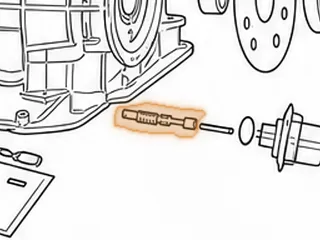 Valve, Aluminum Powerglide (Under Modulator Pin) 1962-73 — Part # 103163