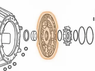Pump Body, RL4R01A/RE4R01A (With 2 Lugs On Rotor)(Does Not Use Input Speed Sensor) — Part # 73510AA