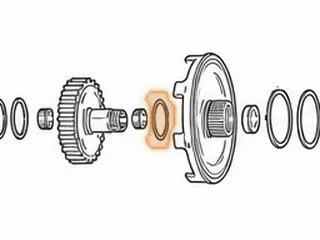 Bearing W/Race, RE4R03A/RG4R01A/JR403E High Hub To Sun Shell (Also Fits Shell To Front Planet) — Part # 73241G