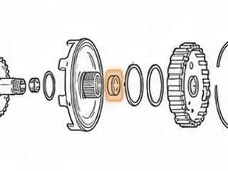 Bushing, RG4R01A/RE4R03A Front Sun Gear (Shell) — Part # 73052G