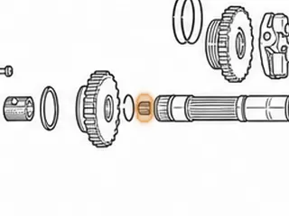 Bushing, RE4R01A Front Output Shaft Bushing — Part # 73062