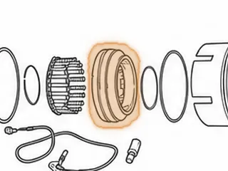 Piston, EC8 Overrun Clutch (In Forward Drum) 1987-98 — Part # 73969