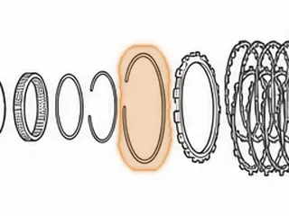 Snap Ring, EC8 Holds Low/Reverse Pressure Plate In Case (.080” Thick)(6.165”OD) 1987-Up — Part # 73885