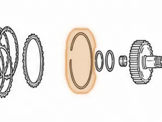Snap Ring, RL4F02A/RE4F02A High Drum (.078” Thick) Flat (5 3/8”OD) For Drum With 24 Teeth Steels — Part # 93878AA