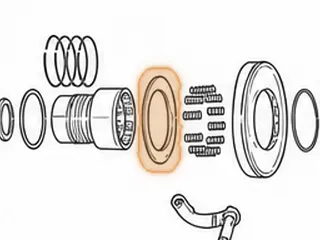 Retainer, RL4R01A/RE4R01A Low/Reverse Clutch Spring — Part # 73987