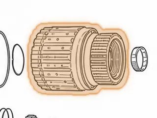 Drum, RE4R01A Forward (7 7/8” Tall) 5-7 Clutch (less Sprag) Low/Reverse Clutch Hub Spline Length Is 1.645: Tall… — Part # 73554B