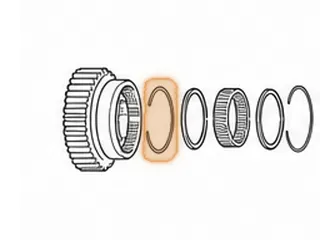 Snap Ring, EC8 Holds Front Sprag In Forward Hub (.042” Thick)(3.325”OD) 1987-98 — Part # 73881