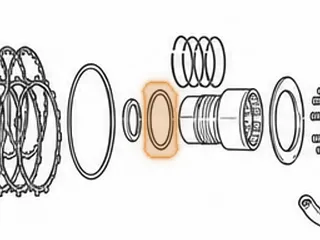 Bearing W/Race, RL4R01A/RE4R01A/RE4R03A/RG4R01A/JR403E Forward Drum To Hub — Part # 73232