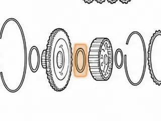Bearing W/Races, R4/V4/R5/V5A51 Output Hub To Underdrive Hub (2.825”OD) 1999-Up — Part # 142223A