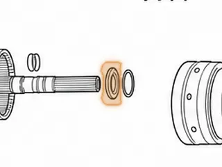 Race, R4/V4A51 Output Shaft (Rear) (Top Hat Type) 1999-02 — Part # 142270A