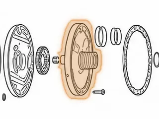 Stator, R4/V4/R5/V5A51 Pump (Aluminum) (4 Rings) 1999-Up — Part # 142520A
