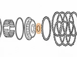 Snap Ring, R4/V4/R5/V5A51 Holds Overdrive Clutch Retainer In Drum 1999-Up — Part # 142862A