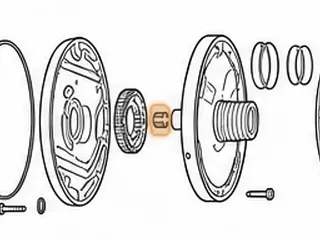 Bushing, R4/V4/R5/V5A51 Stator (Front) (.875”ID) 1999-Up — Part # 142036A