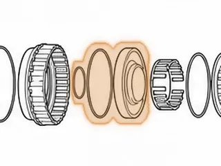 Piston, R4/V4/R5/V5A51 Overdrive Clutch (Aluminum) (5.790”OD) 1999-Up — Part # 142960A