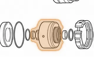 Drum, R5/V5A51 Direct Clutch (5 Clutch) (With 32 Teeth Sun Gear, With 1 Groove) 2001-Up — Part # 142555B