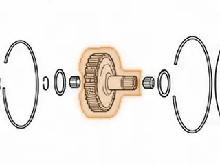 Hub, R4/V4/R5/V5A51 Overdrive Clutch (30 Teeth) (1.080”OD Neck) 1999-Up — Part # 142570A