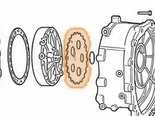 Parking Gear, R4/V4/R5/V5A51 (22 Lugs, 23 Splines) 1999-Up — Part # 142690A