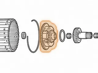Planet, R4/V4/R5/V5A51 Overdrive (3 Gear) Steel (21 Teeth Pinion Gears) No Grooves 1999-Up — Part # 142580A