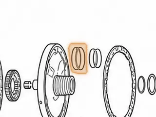 Ring, R4/V4/R54/V5A51 Stator (Front) 2.770”OD (Metal) 1999-Up — Part # 142179A
