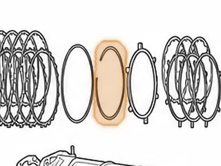 Snap Ring, EC8 Holds Overrun Pressure Plate In Drum 1999-Up — Part # 23870E