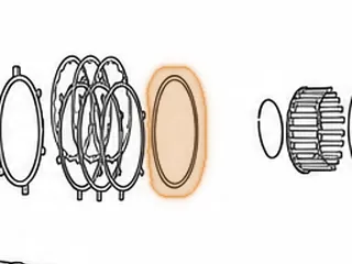 Cushion Spring, EC8 Overrun Clutch (.057” Thick)(5.960”OD) 1999-Up — Part # 23856E