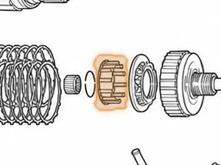 Spring, EC8 Transfer Clutch (Spiral) 1999-Up — Part # 23978E
