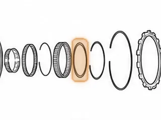 Washer, EC8 Low Sprag (.039”Thick)(3.860”OD)(3.128”ID) 1987-Up — Part # 23286