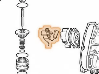 Solenoid, EC8 Duty (Transfer Case Clutch)(With 1 O-Ring On The Solenoid Snout) 1993-Up — Part # 23432