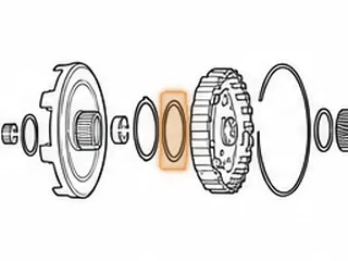 Bearing W/Race, EC8 Shell To Front Planet 1987-98 — Part # 23244