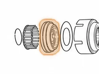 Piston, EC8 Overrun Clutch (In High/Overrun Drum) 1999-Up — Part # 23969E