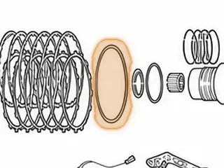 Cushion Spring, EC8 Low/Reverse Clutch (.090” Thick)(Beveled) 1987-98 — Part # 23857