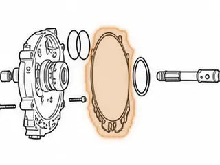 Gasket, RE0F09A/F09B Pump Stator To Case (Metal) 2003-Up — Part # 203310A