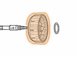 Drum, RE0F09A Forward Clutch (4 Clutch)(Uses 30 Teeth Steels)(.250” Between Snap Ring Grooves) 2003-Up — Part # 203554A