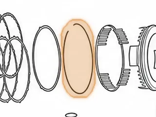 Snap Ring, RE0F09A/F09B Holds Reverse Clutch Spring Retainer In (.070”Thick)(7 9/16”OD) 2003-Up — Part # 203893A
