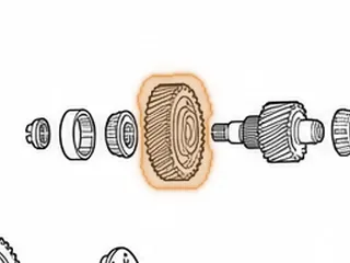 Gear, RE0F09A/F09B Driven Transfer (43 Teeth)(4.595”OD)(Splined ID) 2003-Up — Part # 203712A