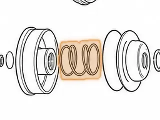 Coil Spring, RE0F09A/F09B Primary Pulley Piston Return Spring (3.168”Long)(3.177”OD) 2003-Up — Part # 203971A