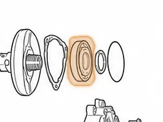 Ball Bearing, RE0F09A Secondary Pulley (Rear) To Rear Cover (.825”Thick)(4.133”OD) (1.770”ID)(Cast # NSK B45-111E)… — Part # 203229A