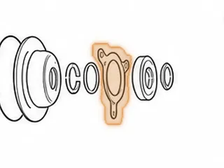 Bracket, RE0F09A/F09B Holds Bearing # 235 To The Rear Cover (3 Bolt)(2.380”ID) 2003-Up — Part # 203694A