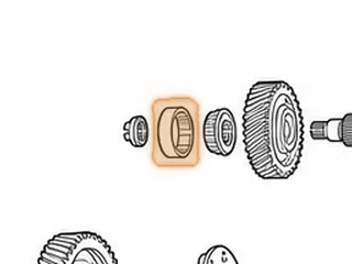 Cup Race, RE0F09A/F09B Pinion Shaft (Front)(.665”Thick)(2.440”OD)(Cast # KOYO 32206J Or STJ3062)(Bell Housing Side)… — Part # 203280A