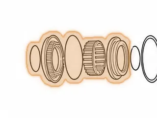 Spring & Retainer, RE0F09A/F09B Forward Clutch Return (1.286”Thick)(3.957”OD) (20 Springs) 2003-Up — Part # 203974A