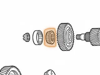 Cone Bearing, RE0F09A/F09B Pinion Shaft (Front)(1.180”ID)(16 Roller)(Cast # KOYO STA3062-1) (Bell Housing Side) 2003-Up… — Part # 203281A