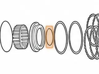 Snap Ring, RE0F09A/F09B Holds Forward Clutch Spring Retainer In Drum (.039”Thick) (2.820”OD) 2003-Up — Part # 203877A