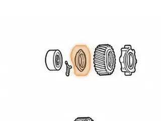 Nut, RE0F09A/F09B Holds Drive Transfer Gear To Secondary Pulley Shaft (50mm) (.470”Thick) (1.220”ID) 2003-Up — Part # 203797-1A