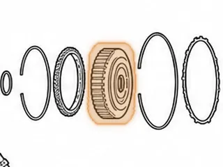 Clutch Hub, RE0F10J Reverse (1.650”ID)(1.410”At Edge) (40 Clutch Splines) 2014-Up — Part # 343576D